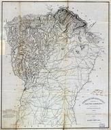 Pendleton District 1825 surveyed 1820, South Carolina State Atlas 1825 Surveyed 1817 to 1821 aka Mills's Atlas